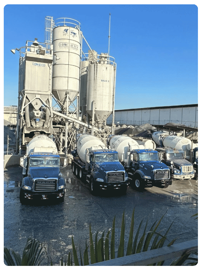 planta de concreto pigmentado colores y concreto premezclado